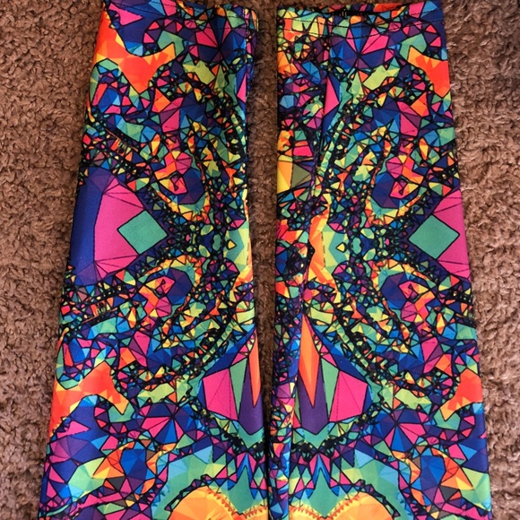 Psychedelic legging pant fractal rave festival Edc - Picture 8 of 8